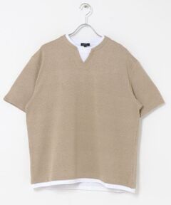 URBAN RESEARCH ITEMS / アーバンリサーチ アイテムズ Tシャツ | 冷感 フェイクレイヤースキッパー半袖プルオーバー