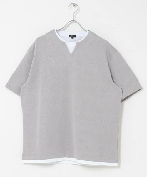 URBAN RESEARCH ITEMS / アーバンリサーチ アイテムズ Tシャツ | 冷感 フェイクレイヤースキッパー半袖プルオーバー | 詳細3