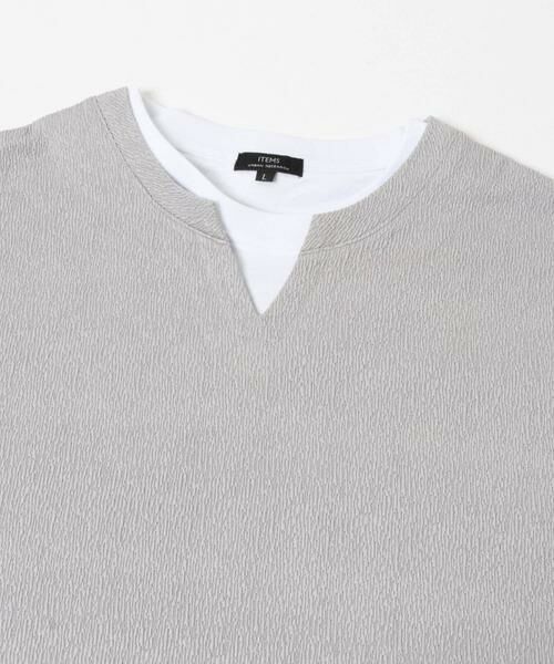 URBAN RESEARCH ITEMS / アーバンリサーチ アイテムズ Tシャツ | 冷感 フェイクレイヤースキッパー半袖プルオーバー | 詳細4