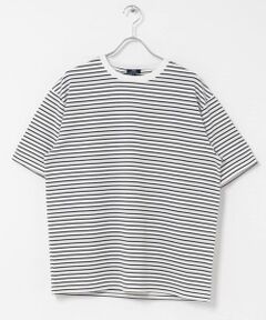 URBAN RESEARCH ITEMS / アーバンリサーチ アイテムズ Tシャツ | ポンチボーダー ショートスリーブカットソー