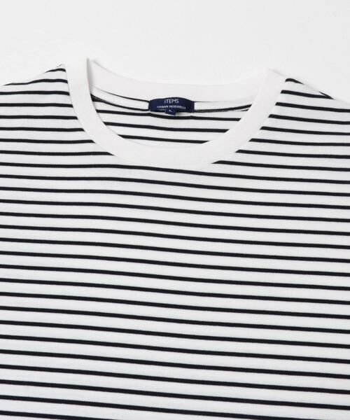 URBAN RESEARCH ITEMS / アーバンリサーチ アイテムズ Tシャツ | ポンチボーダー ショートスリーブカットソー | 詳細8