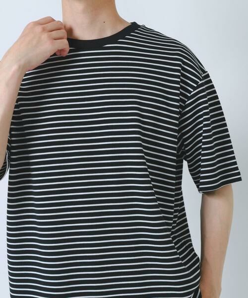 URBAN RESEARCH ITEMS / アーバンリサーチ アイテムズ Tシャツ | ポンチボーダー ショートスリーブカットソー | 詳細13