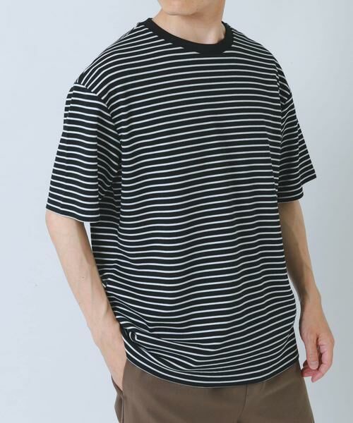 URBAN RESEARCH ITEMS / アーバンリサーチ アイテムズ Tシャツ | ポンチボーダー ショートスリーブカットソー | 詳細15