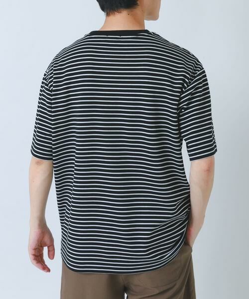 URBAN RESEARCH ITEMS / アーバンリサーチ アイテムズ Tシャツ | ポンチボーダー ショートスリーブカットソー | 詳細17