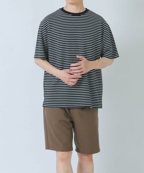 URBAN RESEARCH ITEMS / アーバンリサーチ アイテムズ Tシャツ | ポンチボーダー ショートスリーブカットソー | 詳細18