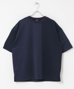 URBAN RESEARCH ITEMS / アーバンリサーチ アイテムズ Tシャツ | ジャカード×ポンチ切替半袖TOPS