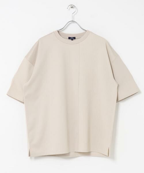 URBAN RESEARCH ITEMS / アーバンリサーチ アイテムズ Tシャツ | ジャカード×ポンチ切替半袖TOPS | 詳細11