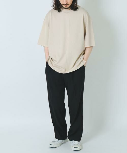 URBAN RESEARCH ITEMS / アーバンリサーチ アイテムズ Tシャツ | ジャカード×ポンチ切替半袖TOPS | 詳細14