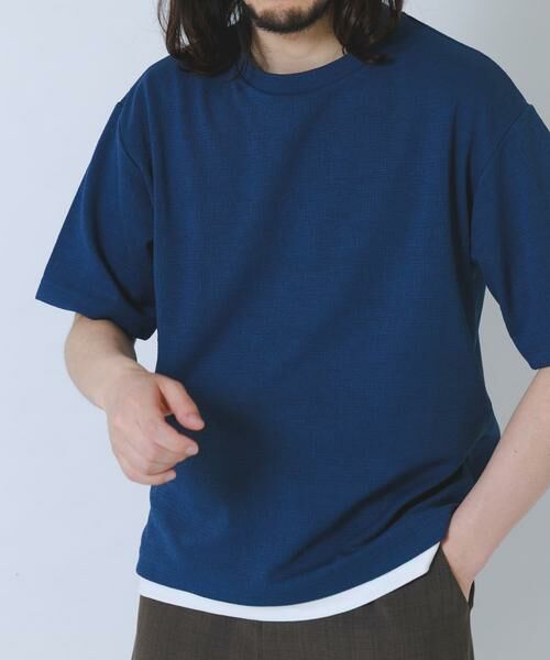 URBAN RESEARCH ITEMS / アーバンリサーチ アイテムズ Tシャツ | 接触冷感 フェイクレイヤードドビーTシャツ | 詳細2