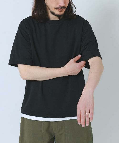 URBAN RESEARCH ITEMS / アーバンリサーチ アイテムズ Tシャツ | 接触冷感 フェイクレイヤードドビーTシャツ | 詳細14