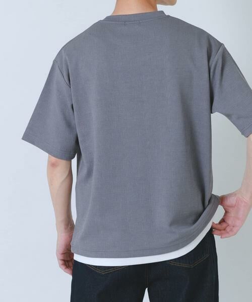 URBAN RESEARCH ITEMS / アーバンリサーチ アイテムズ Tシャツ | 接触冷感 フェイクレイヤードドビーTシャツ | 詳細22