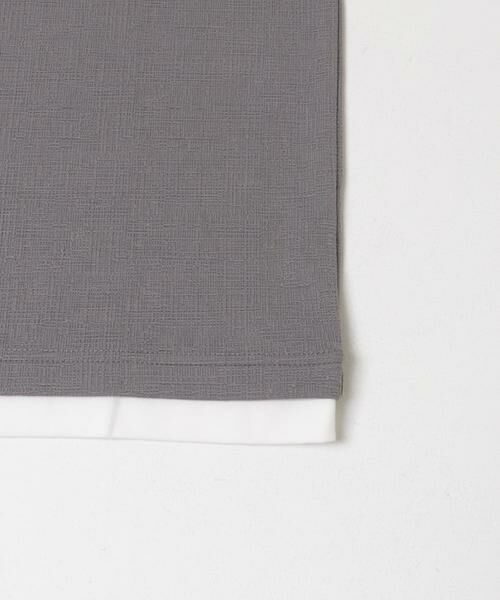 URBAN RESEARCH ITEMS / アーバンリサーチ アイテムズ Tシャツ | 接触冷感 フェイクレイヤードドビーTシャツ | 詳細25