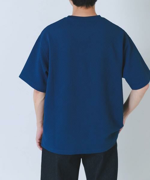 URBAN RESEARCH ITEMS / アーバンリサーチ アイテムズ Tシャツ | 刺繍ジャカードクールタッチ半袖トップス | 詳細4