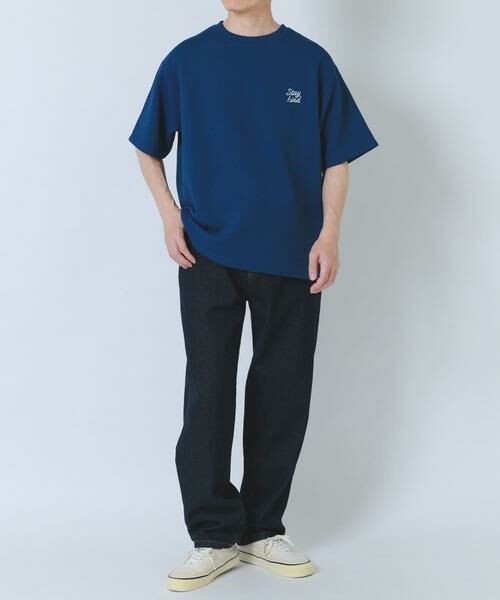 URBAN RESEARCH ITEMS / アーバンリサーチ アイテムズ Tシャツ | 刺繍ジャカードクールタッチ半袖トップス | 詳細7