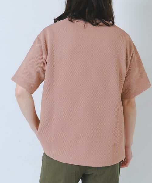 URBAN RESEARCH ITEMS / アーバンリサーチ アイテムズ Tシャツ | 刺繍ジャカードクールタッチ半袖トップス | 詳細23