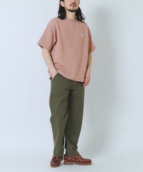 URBAN RESEARCH ITEMS / アーバンリサーチ アイテムズ Tシャツ | 刺繍ジャカードクールタッチ半袖トップス | 詳細20