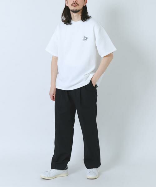 URBAN RESEARCH ITEMS / アーバンリサーチ アイテムズ Tシャツ | 刺繍ジャカードクールタッチ半袖トップス | 詳細27