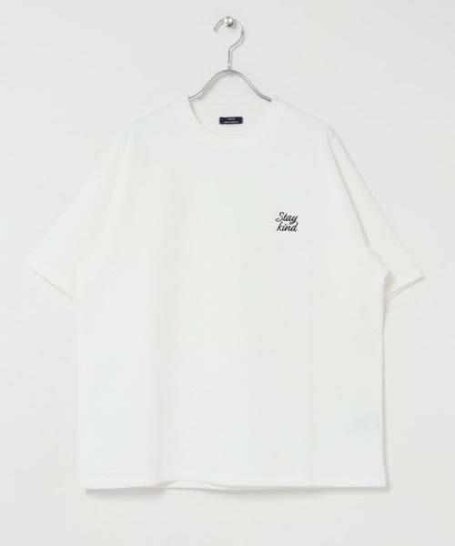 URBAN RESEARCH ITEMS / アーバンリサーチ アイテムズ Tシャツ | 刺繍ジャカードクールタッチ半袖トップス | 詳細28