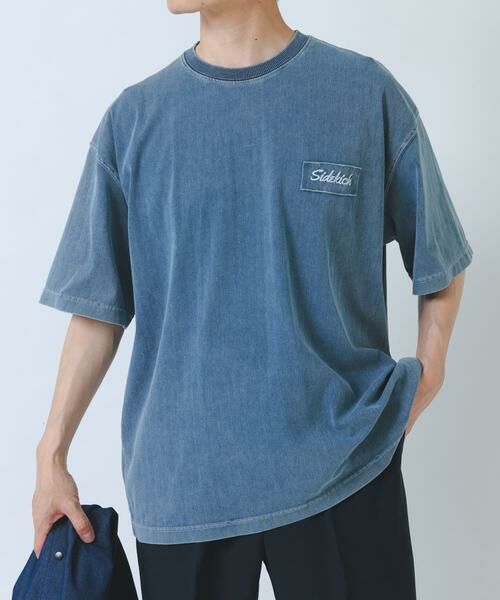URBAN RESEARCH ITEMS / アーバンリサーチ アイテムズ Tシャツ | HIGH COOLワンポイント刺繍デニムTシャツ | 詳細2