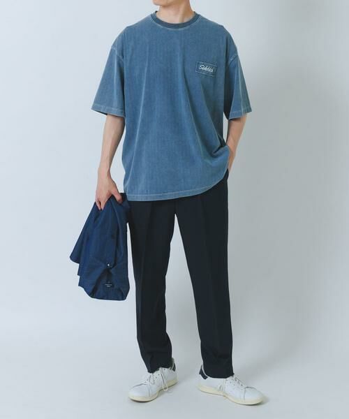 URBAN RESEARCH ITEMS / アーバンリサーチ アイテムズ Tシャツ | HIGH COOLワンポイント刺繍デニムTシャツ | 詳細4