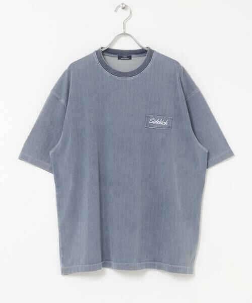 URBAN RESEARCH ITEMS / アーバンリサーチ アイテムズ Tシャツ | HIGH COOLワンポイント刺繍デニムTシャツ | 詳細5