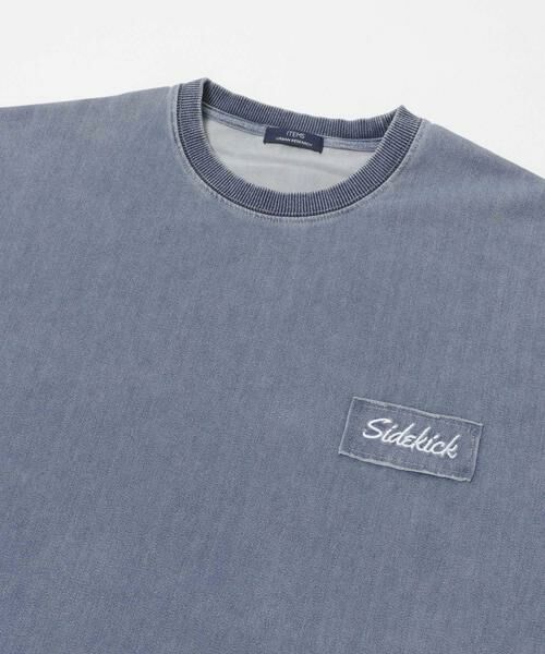 URBAN RESEARCH ITEMS / アーバンリサーチ アイテムズ Tシャツ | HIGH COOLワンポイント刺繍デニムTシャツ | 詳細6