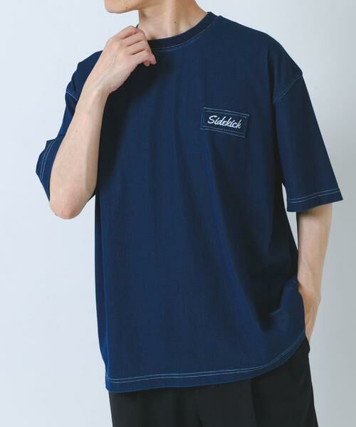 URBAN RESEARCH ITEMS / アーバンリサーチ アイテムズ Tシャツ | HIGH COOLワンポイント刺繍デニムTシャツ | 詳細8