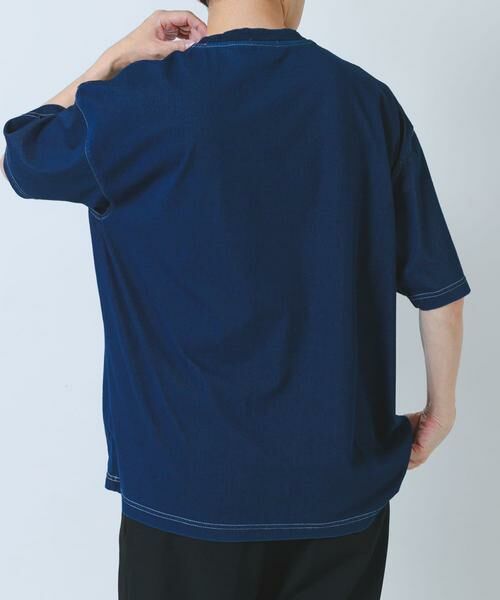 URBAN RESEARCH ITEMS / アーバンリサーチ アイテムズ Tシャツ | HIGH COOLワンポイント刺繍デニムTシャツ | 詳細9