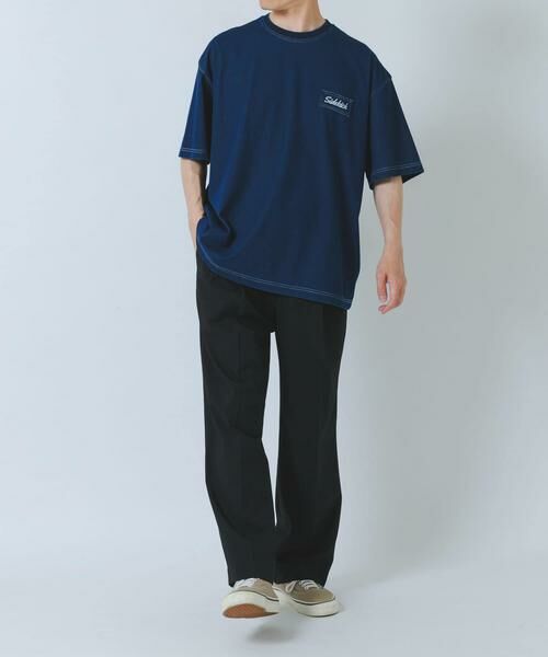 URBAN RESEARCH ITEMS / アーバンリサーチ アイテムズ Tシャツ | HIGH COOLワンポイント刺繍デニムTシャツ | 詳細10