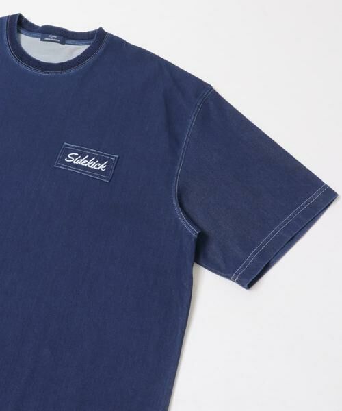 URBAN RESEARCH ITEMS / アーバンリサーチ アイテムズ Tシャツ | HIGH COOLワンポイント刺繍デニムTシャツ | 詳細12
