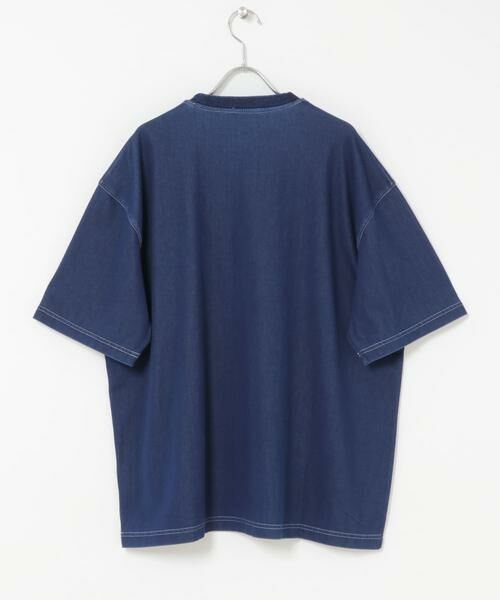 URBAN RESEARCH ITEMS / アーバンリサーチ アイテムズ Tシャツ | HIGH COOLワンポイント刺繍デニムTシャツ | 詳細13