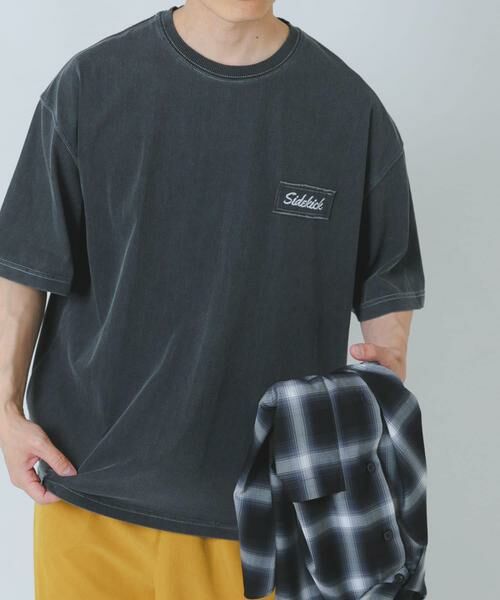 URBAN RESEARCH ITEMS / アーバンリサーチ アイテムズ Tシャツ | HIGH COOLワンポイント刺繍デニムTシャツ | 詳細17