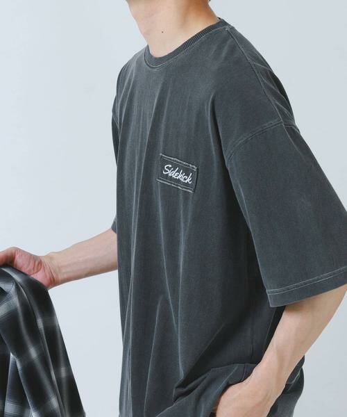 URBAN RESEARCH ITEMS / アーバンリサーチ アイテムズ Tシャツ | HIGH COOLワンポイント刺繍デニムTシャツ | 詳細24