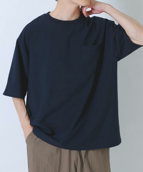 URBAN RESEARCH ITEMS / アーバンリサーチ アイテムズ Tシャツ | 2wayストレッチクルーネック布帛Tシャツ | 詳細6