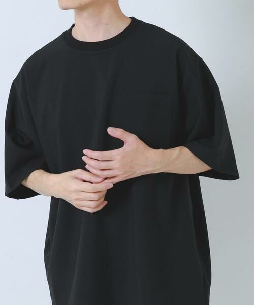 URBAN RESEARCH ITEMS / アーバンリサーチ アイテムズ Tシャツ | 2wayストレッチクルーネック布帛Tシャツ | 詳細14