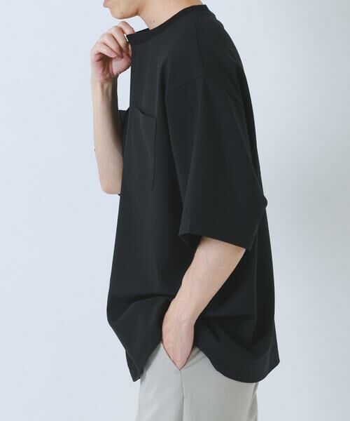 URBAN RESEARCH ITEMS / アーバンリサーチ アイテムズ Tシャツ | 2wayストレッチクルーネック布帛Tシャツ | 詳細17