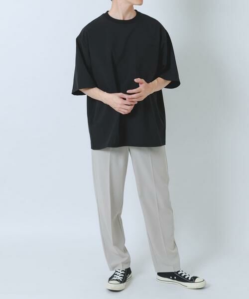 URBAN RESEARCH ITEMS / アーバンリサーチ アイテムズ Tシャツ | 2wayストレッチクルーネック布帛Tシャツ | 詳細19