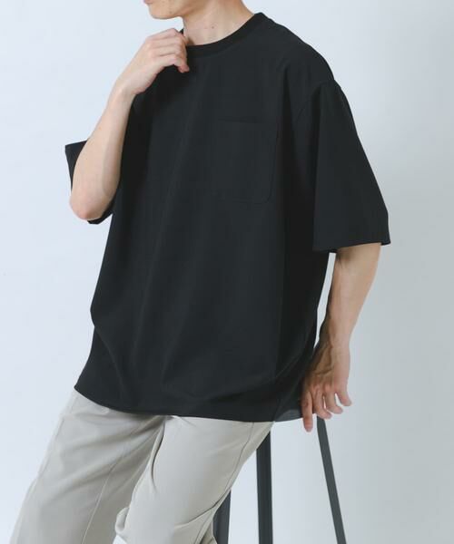 URBAN RESEARCH ITEMS / アーバンリサーチ アイテムズ Tシャツ | 2wayストレッチクルーネック布帛Tシャツ | 詳細20