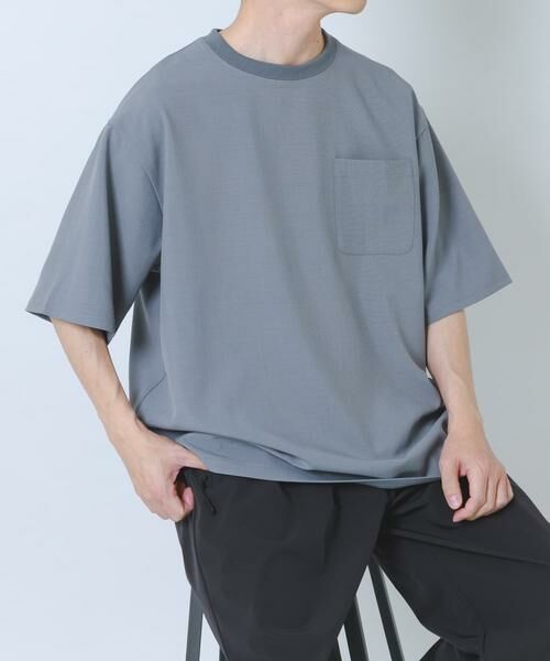 URBAN RESEARCH ITEMS / アーバンリサーチ アイテムズ Tシャツ | 2wayストレッチクルーネック布帛Tシャツ | 詳細23