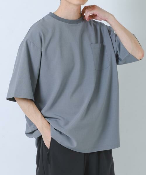 URBAN RESEARCH ITEMS / アーバンリサーチ アイテムズ Tシャツ | 2wayストレッチクルーネック布帛Tシャツ | 詳細27