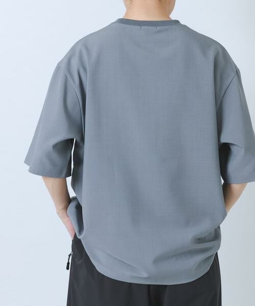 URBAN RESEARCH ITEMS / アーバンリサーチ アイテムズ Tシャツ | 2wayストレッチクルーネック布帛Tシャツ | 詳細30