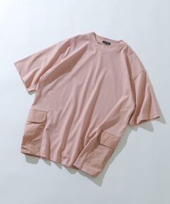 URBAN RESEARCH ITEMS / アーバンリサーチ アイテムズ Tシャツ | サイドポケットキリカエクルーネックTシャツ