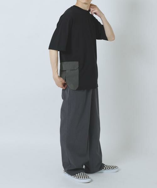 URBAN RESEARCH ITEMS / アーバンリサーチ アイテムズ Tシャツ | サイドポケットキリカエクルーネックTシャツ | 詳細15