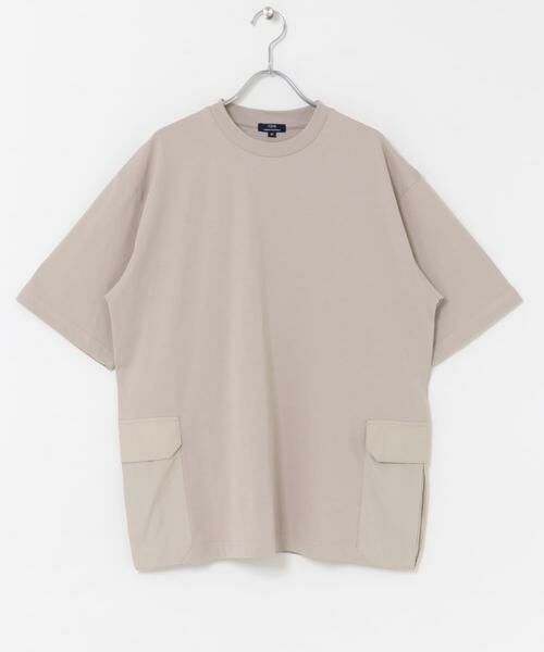 URBAN RESEARCH ITEMS / アーバンリサーチ アイテムズ Tシャツ | サイドポケットキリカエクルーネックTシャツ | 詳細18