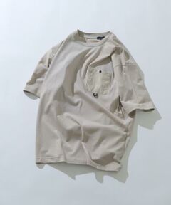 URBAN RESEARCH ITEMS / アーバンリサーチ アイテムズ Tシャツ | チェストポケットキリカエクルーネックTシャツ