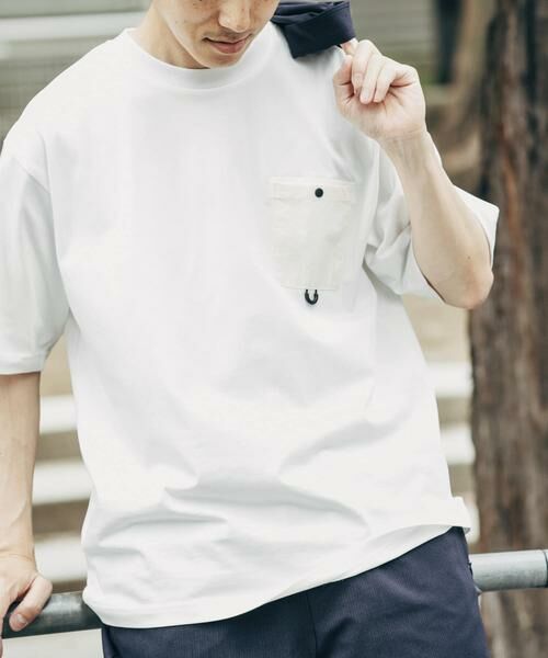 URBAN RESEARCH ITEMS / アーバンリサーチ アイテムズ Tシャツ | チェストポケットキリカエクルーネックTシャツ | 詳細6
