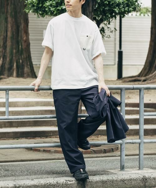 URBAN RESEARCH ITEMS / アーバンリサーチ アイテムズ Tシャツ | チェストポケットキリカエクルーネックTシャツ | 詳細8