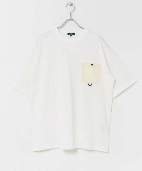 URBAN RESEARCH ITEMS / アーバンリサーチ アイテムズ Tシャツ | チェストポケットキリカエクルーネックTシャツ | 詳細9