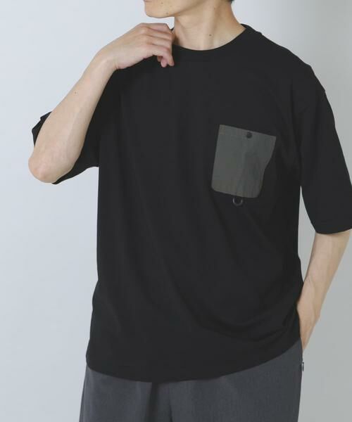 URBAN RESEARCH ITEMS / アーバンリサーチ アイテムズ Tシャツ | チェストポケットキリカエクルーネックTシャツ | 詳細13