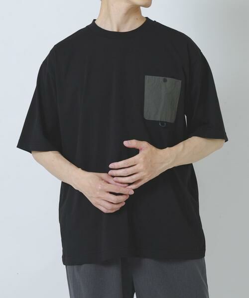 URBAN RESEARCH ITEMS / アーバンリサーチ アイテムズ Tシャツ | チェストポケットキリカエクルーネックTシャツ | 詳細14